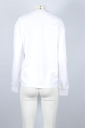 LULULEMON WHITE COTTON TOP XSMALL