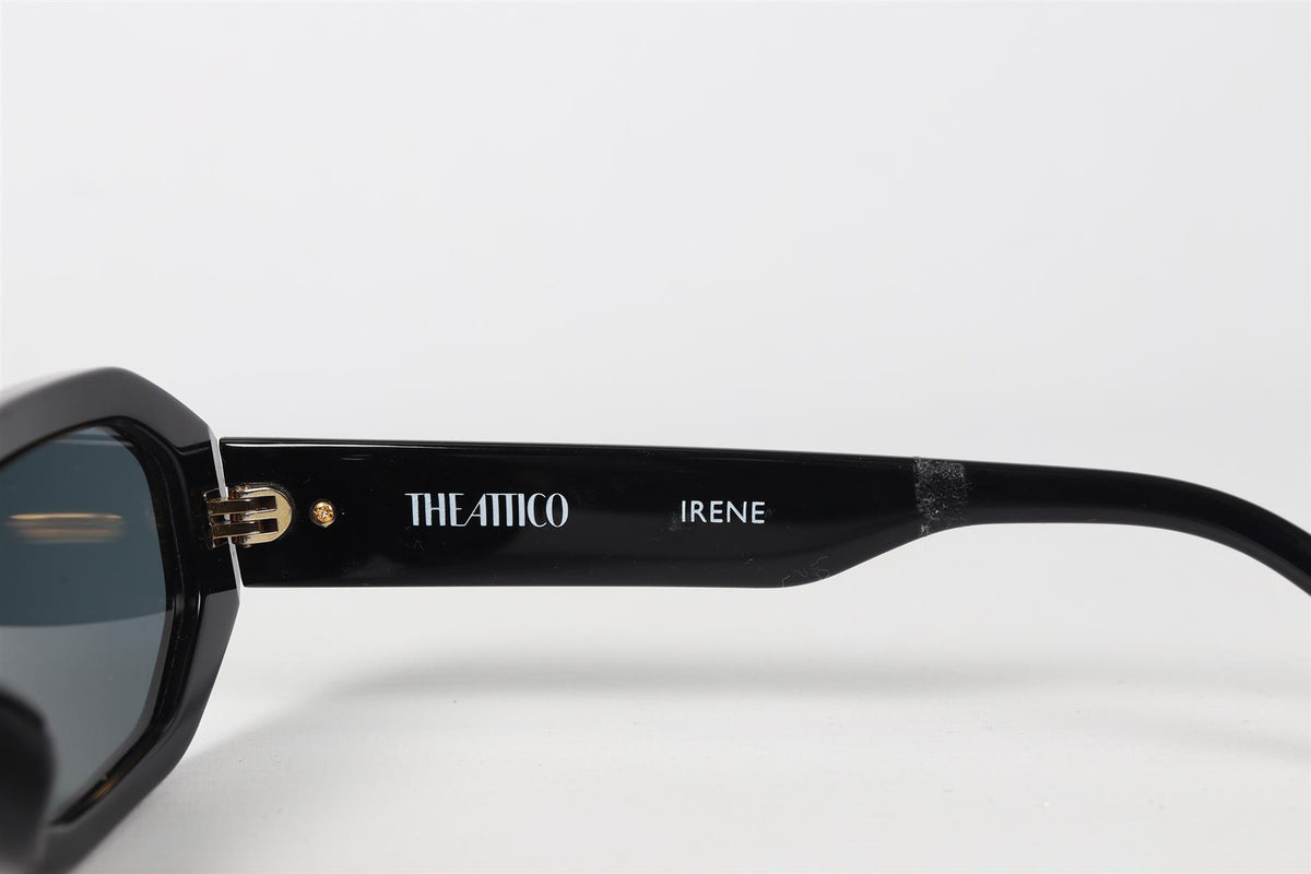 THE ATTICO + LINDA FARROW OCTOGONAL FRAME ACETATE SUNGLASSES