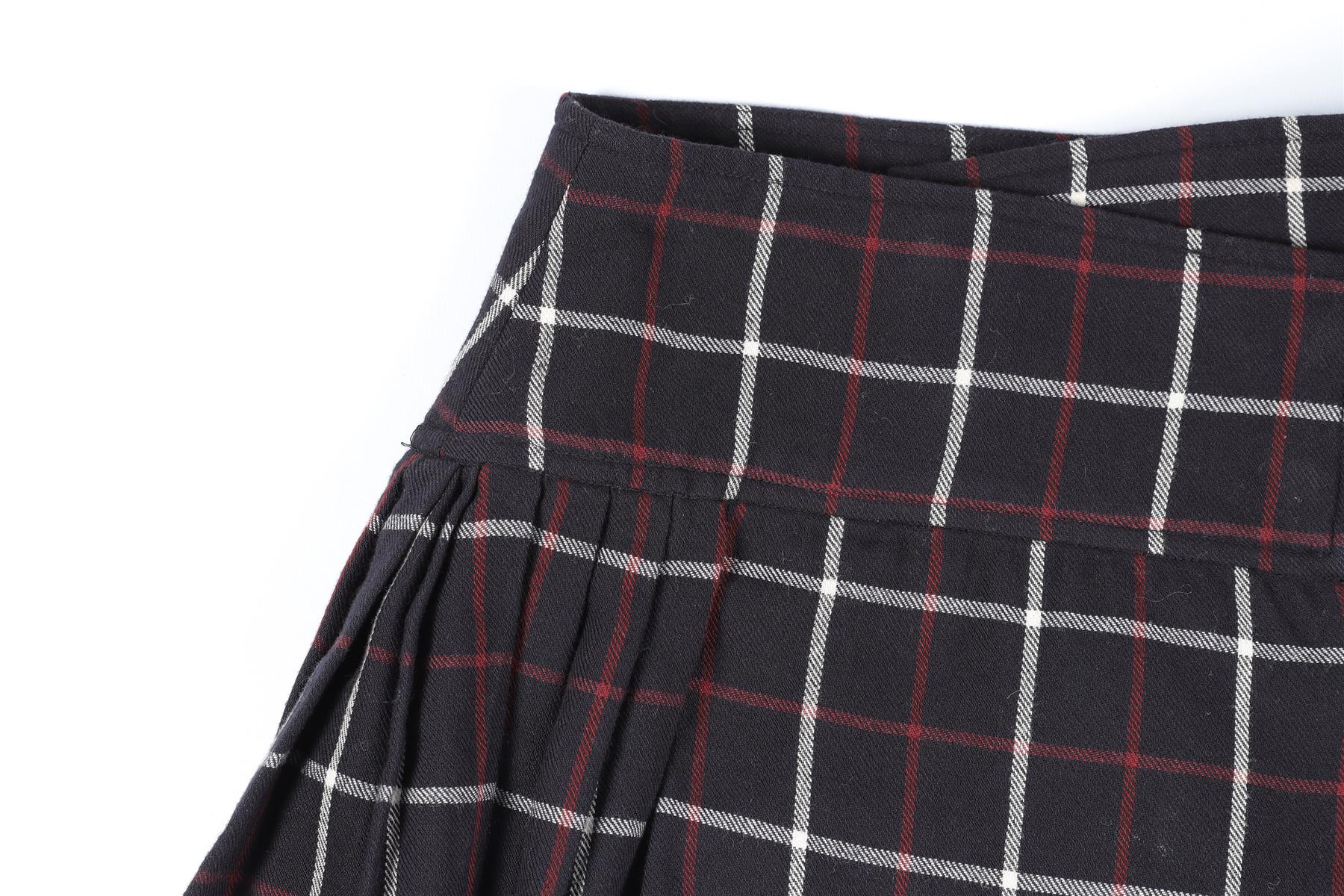 ISABEL MARANT ÉTOILE NAVY WOOL MINI SKIRT FR 36 UK 8