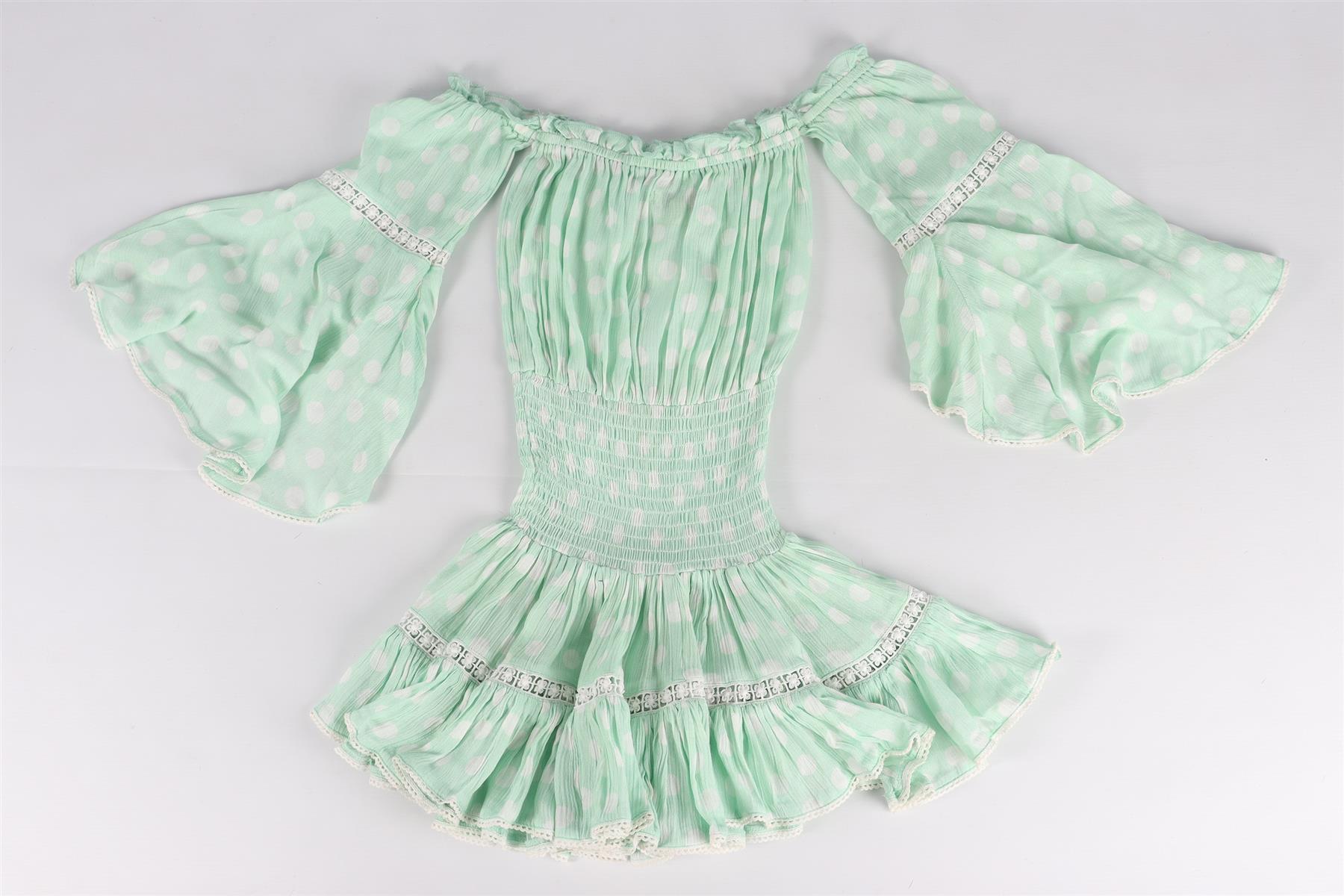 SUNDAY ST TROPEZ GREEN KIDS GIRLS DRESS 4-6 YEARS