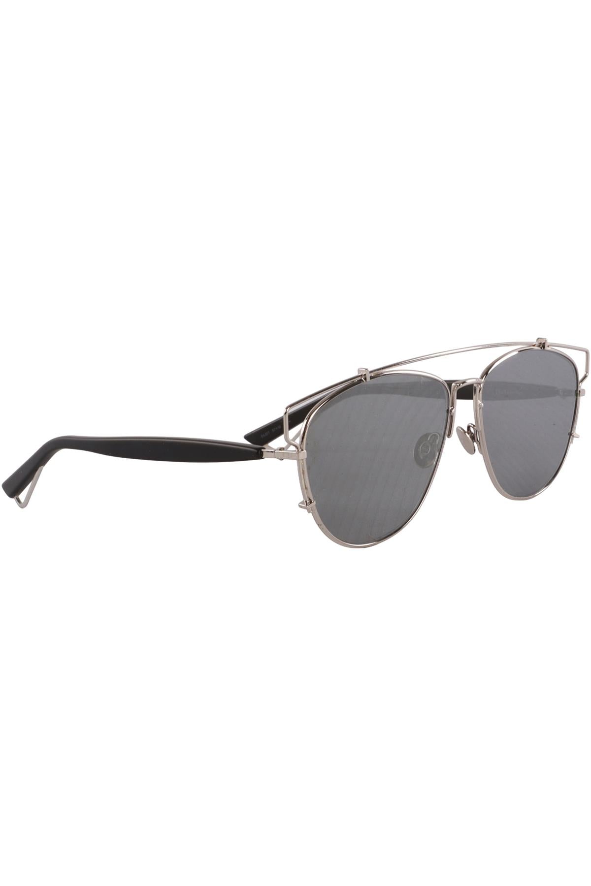 CHRISTIAN DIOR SILVER D FRAME METAL SUNGLASSES