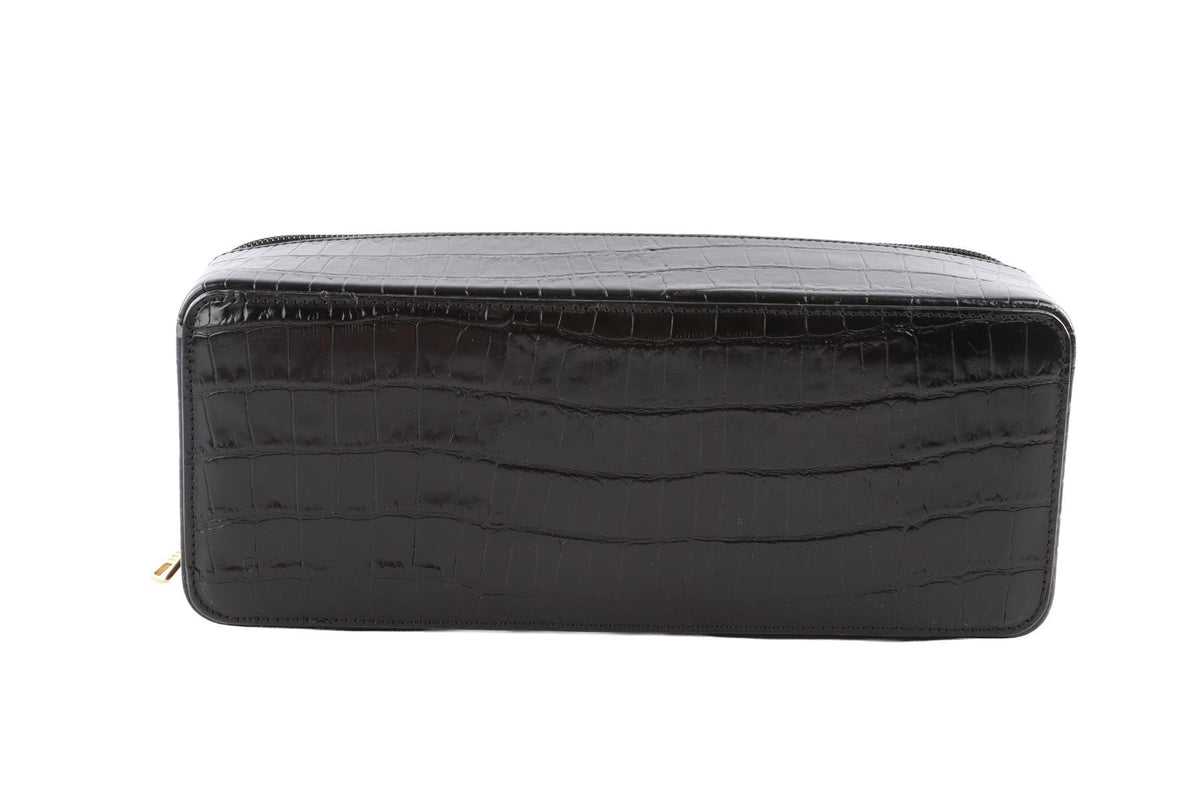 STEFANO SERAPIAN BLACK LEATHER CASE