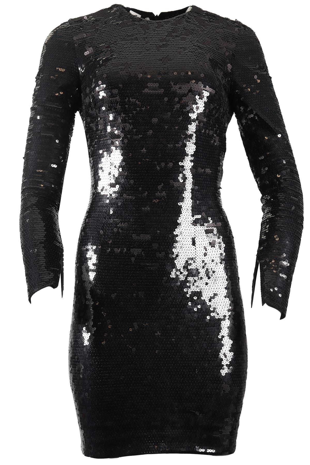 STELLA MCCARTNEY SEQUIN AND MESH MINI DRESS IT 36 UK 4
