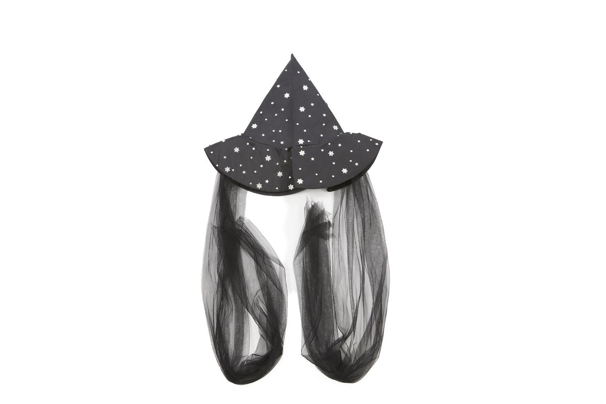 TUTU DU MONDE BLACK KIDS GIRLS WITCH HAT ONE SIZE