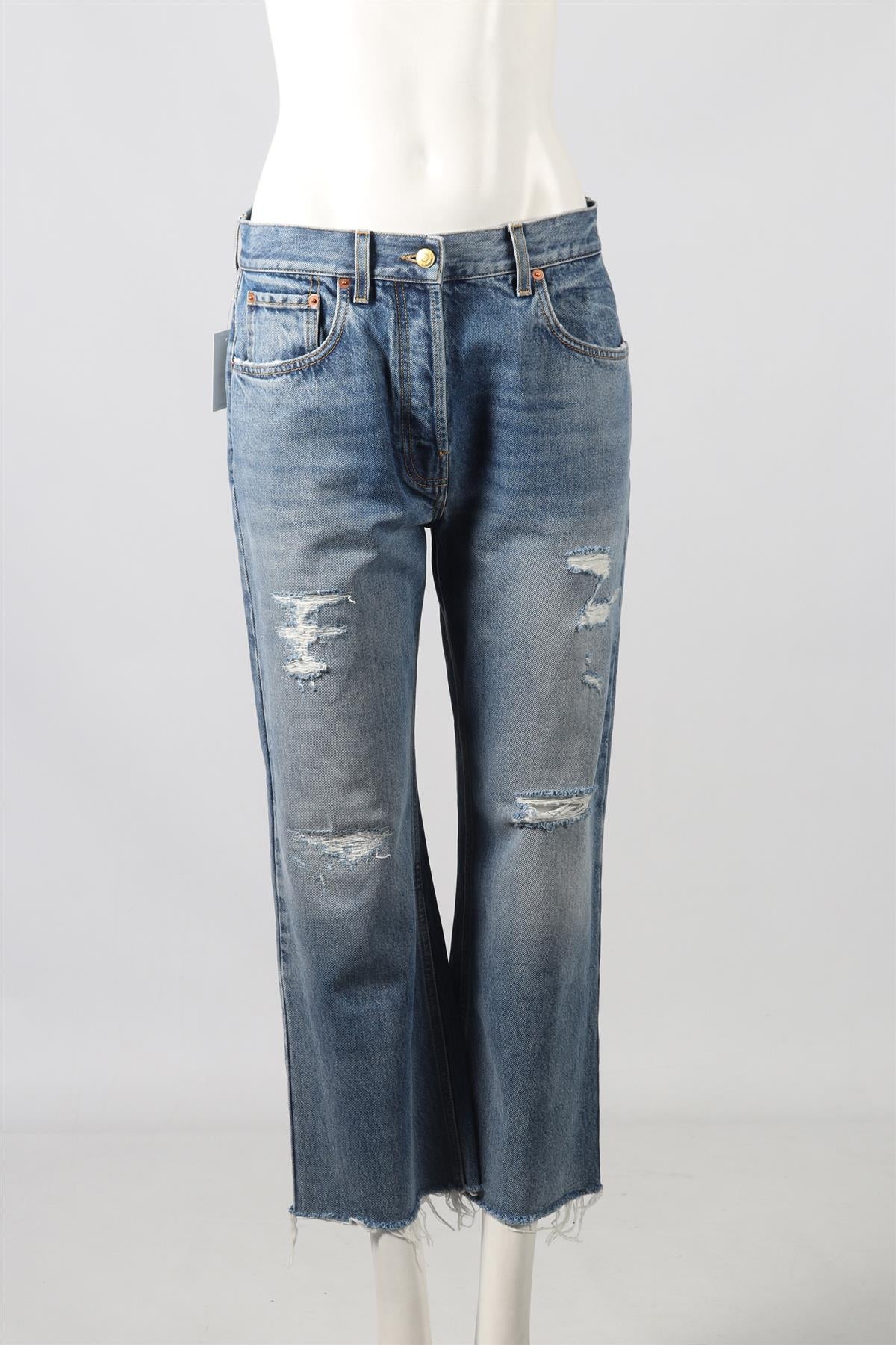 GUCCI HIGH RISE STRAIGHT LEG JEANS XLARGE