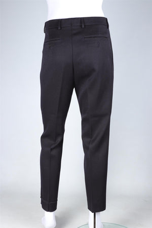 AMI PARIS NAVY MEN'S WOOL STRAIGHT LEG PANTS FR 38 UK/US W30