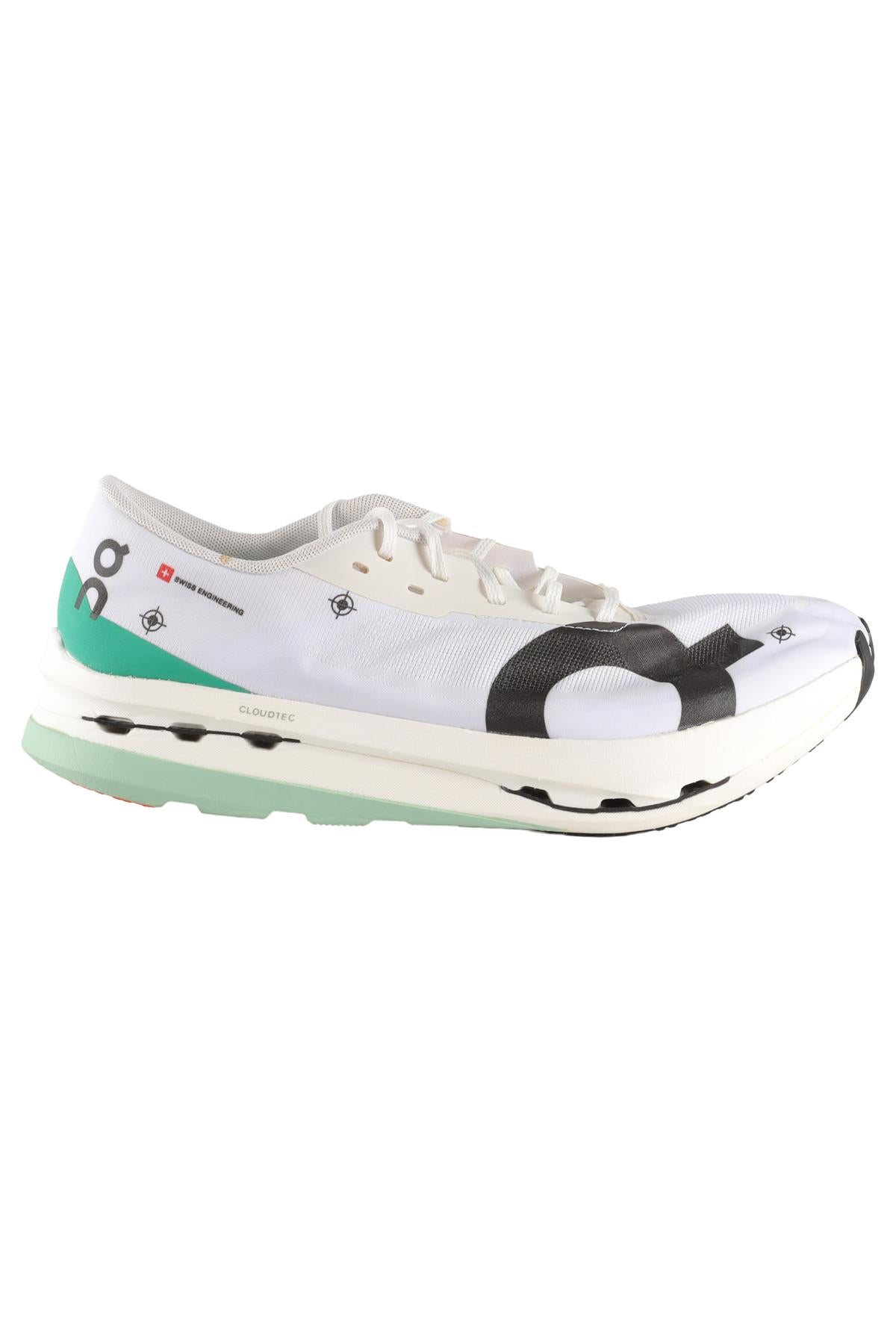 ON WHITE MEN'S MESH SNEAKERS UK 8.5