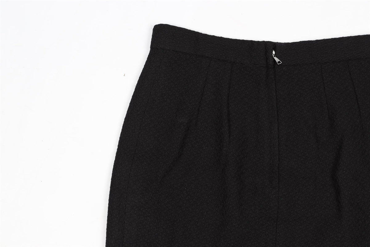 DOLCE & GABBANA WOOL MINI SKIRT IT 36 UK 4