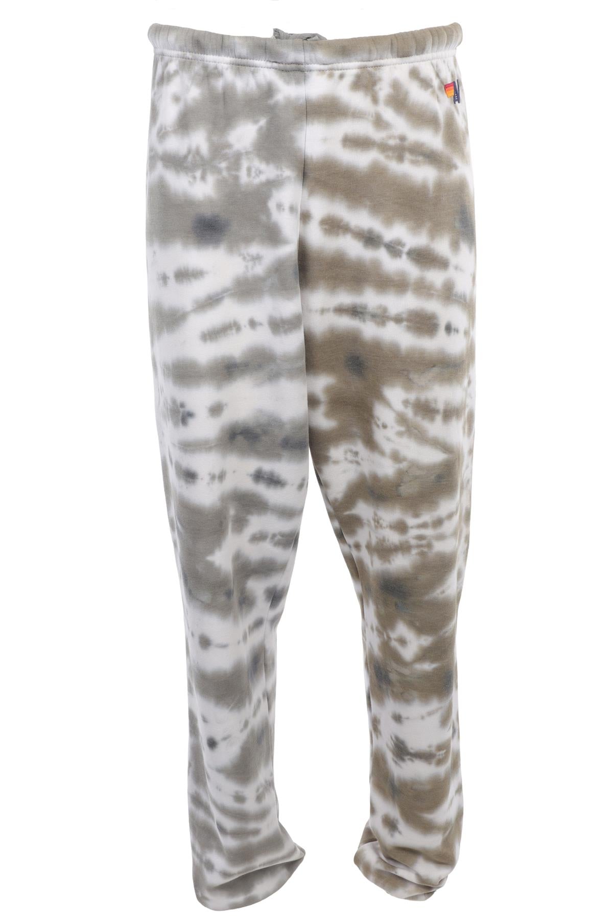AVIATOR NATION GREEN COTTON TRACK PANTS MEDIUM