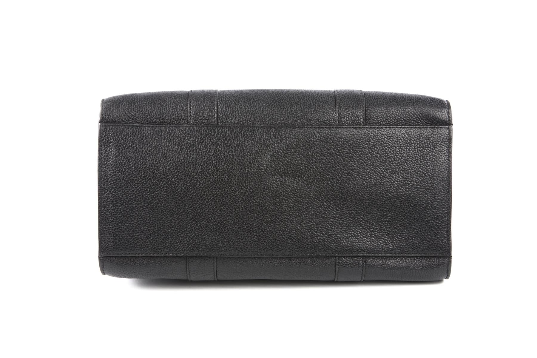 MULBERRY BLACK BAYSWATER LEATHER TOTE BAG