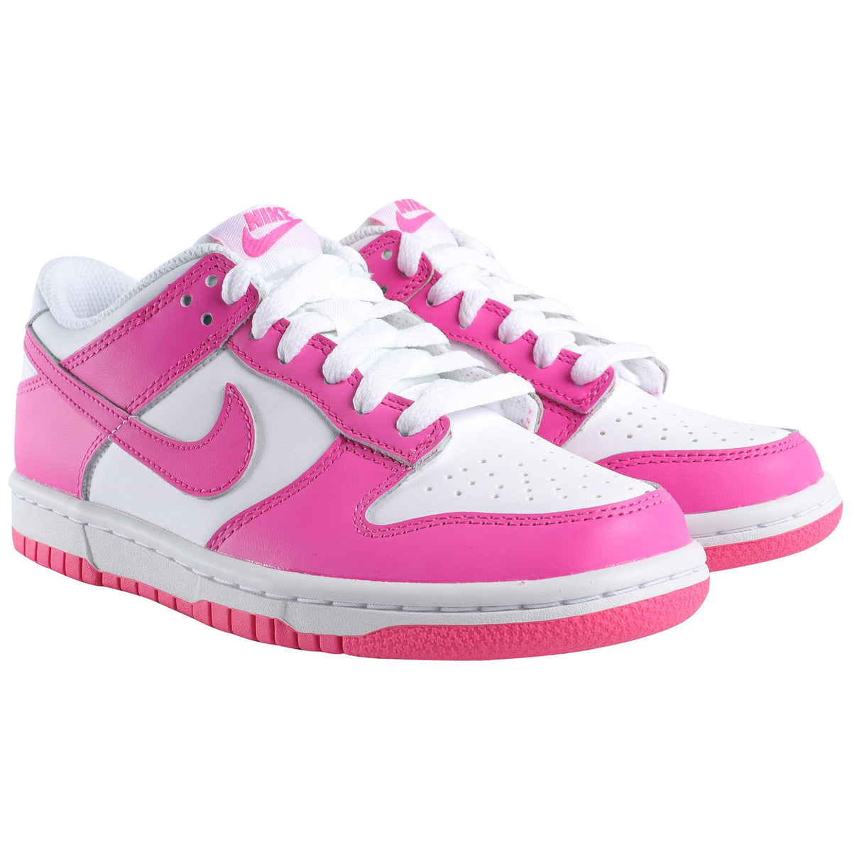 NIKE PINK KIDS LEATHER SNEAKERS EU 35.5 UK 3 US 3.5