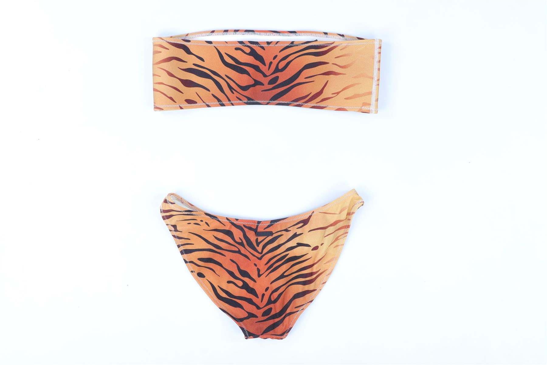 TRIANGLE BROWN BIKINI MEDIUM-LARGE