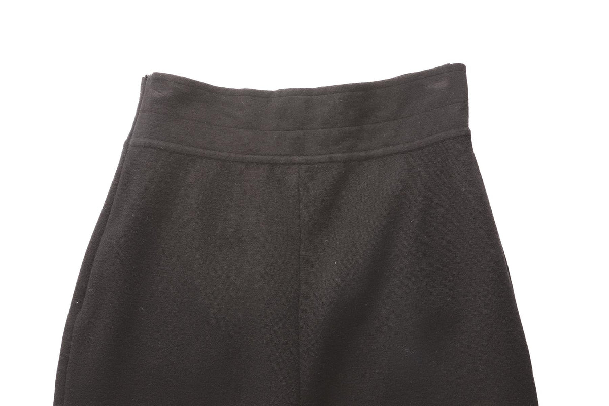 ALAÏA BLACK WOOL STIRRUP LEGGINGS FR 38 UK 10