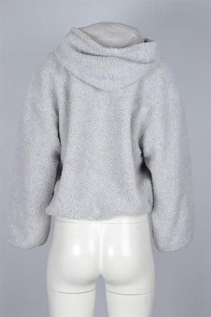 AMERICAN VINTAGE GREY FLEECE JACKET XS-SMALL