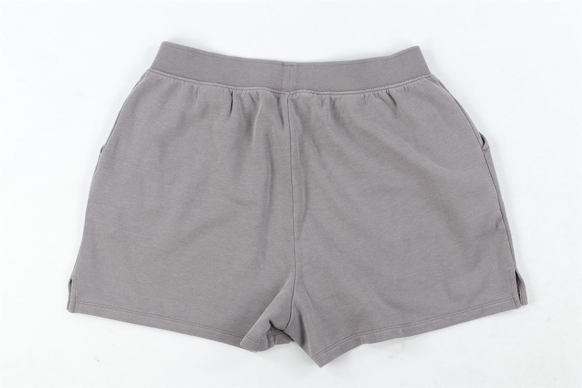 ALO YOGA PURPLE COTTON SHORTS LARGE