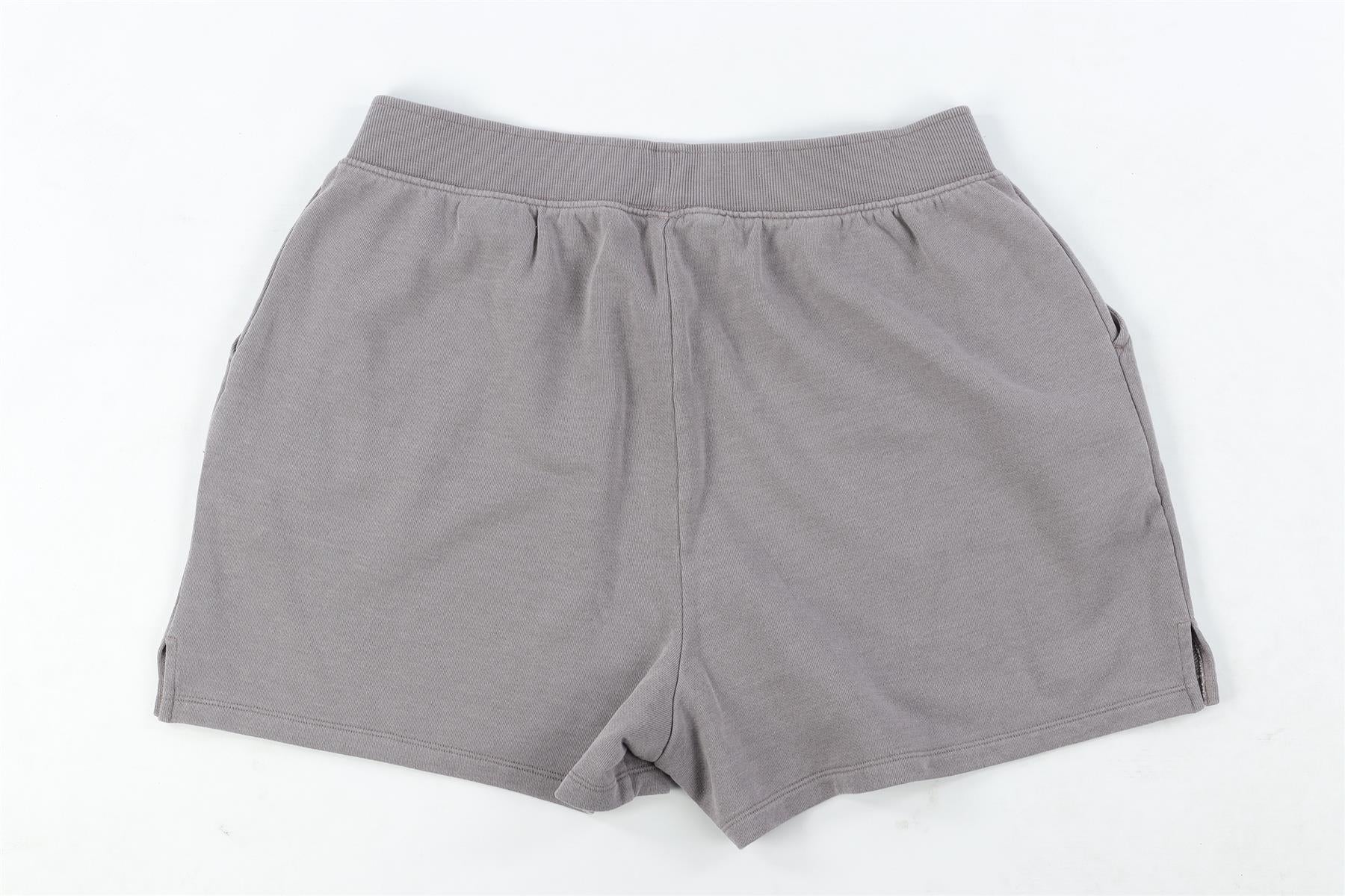 ALO YOGA PURPLE COTTON SHORTS LARGE