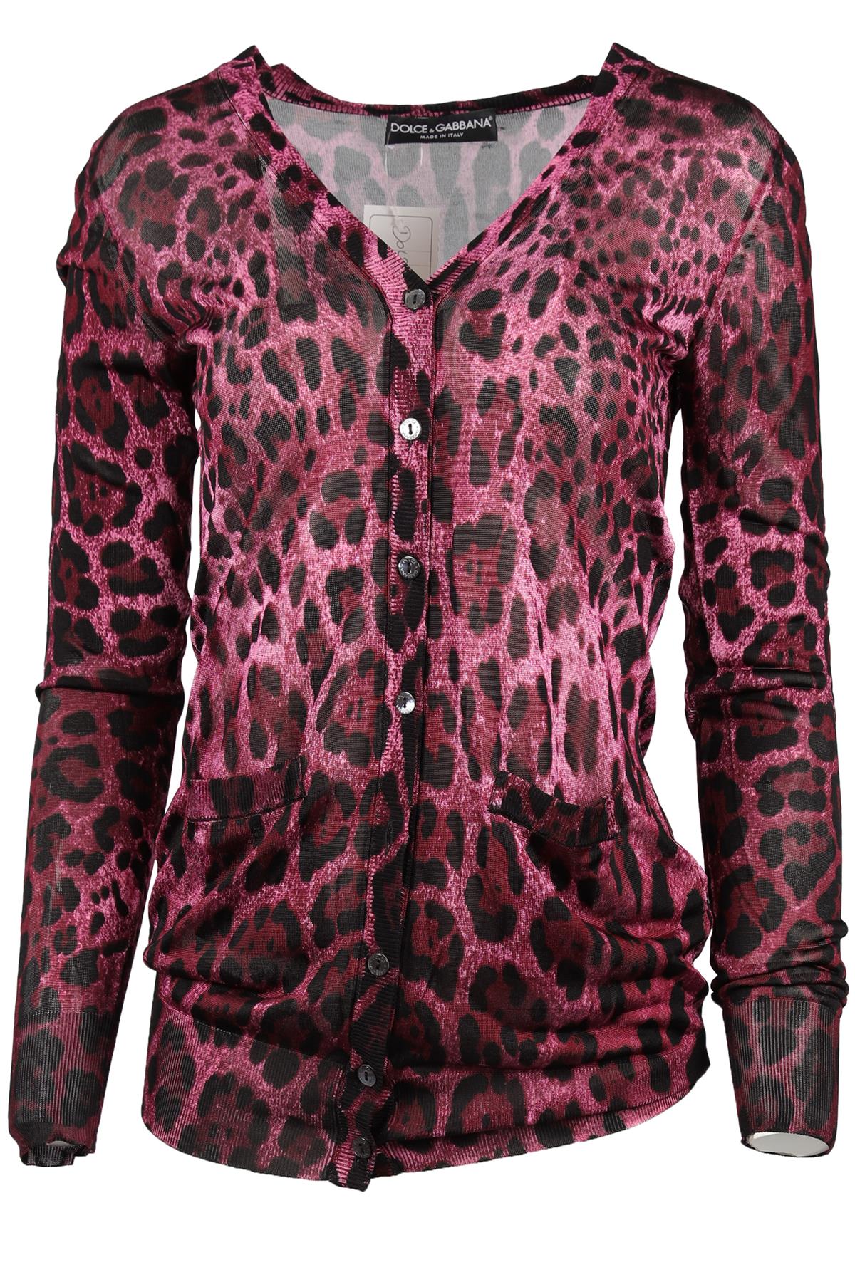 DOLCE & GABANNA PINK KNIT CARDIGAN IT 36 UK 4