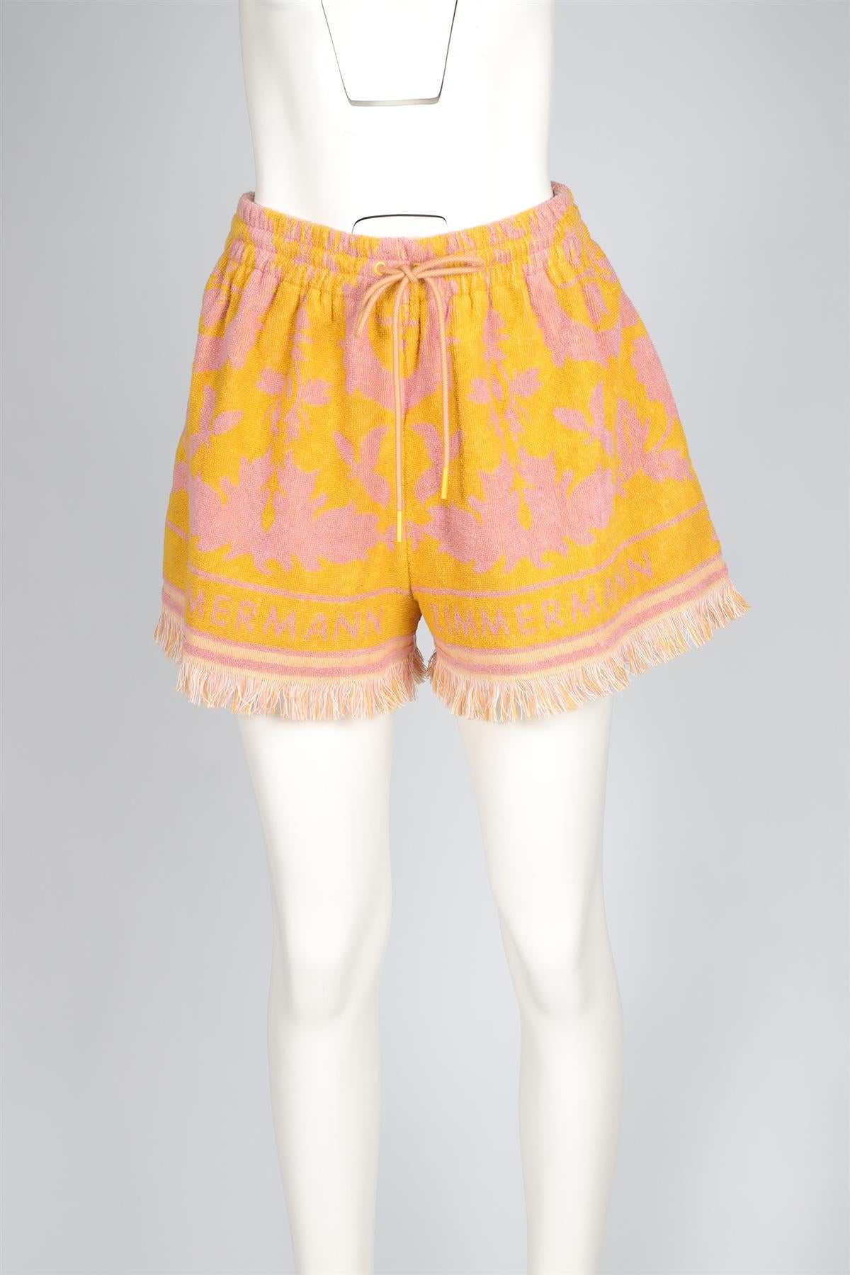 ZIMMERMANN YELLOW COTTON SHORTS UK 14