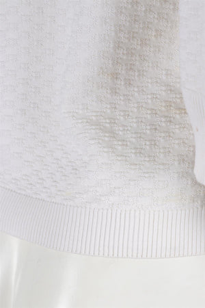 CHANEL IVORY 2014 COTTON TOP FR 34 UK 6