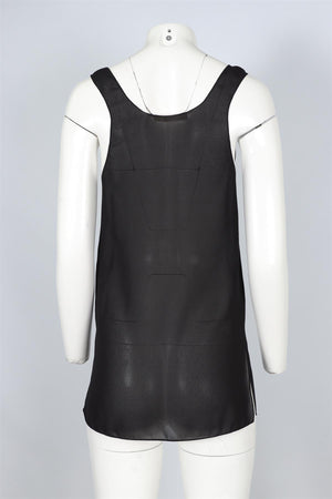 CHLOÉ BLACK CREPE TOP FR 34 UK 6