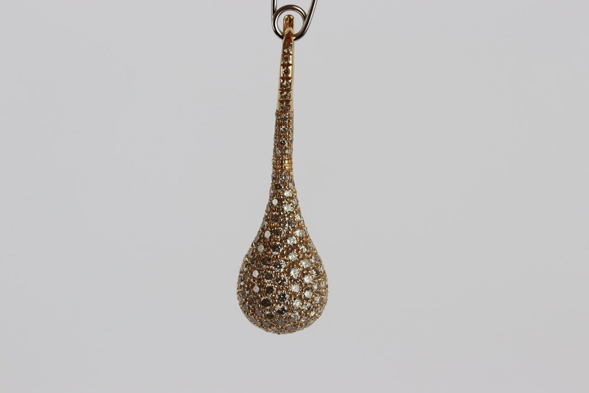 NOA FINE JEWELLERY OCTOPUSSY 18K ROSE GOLD AND DIAMOND EARRINGS