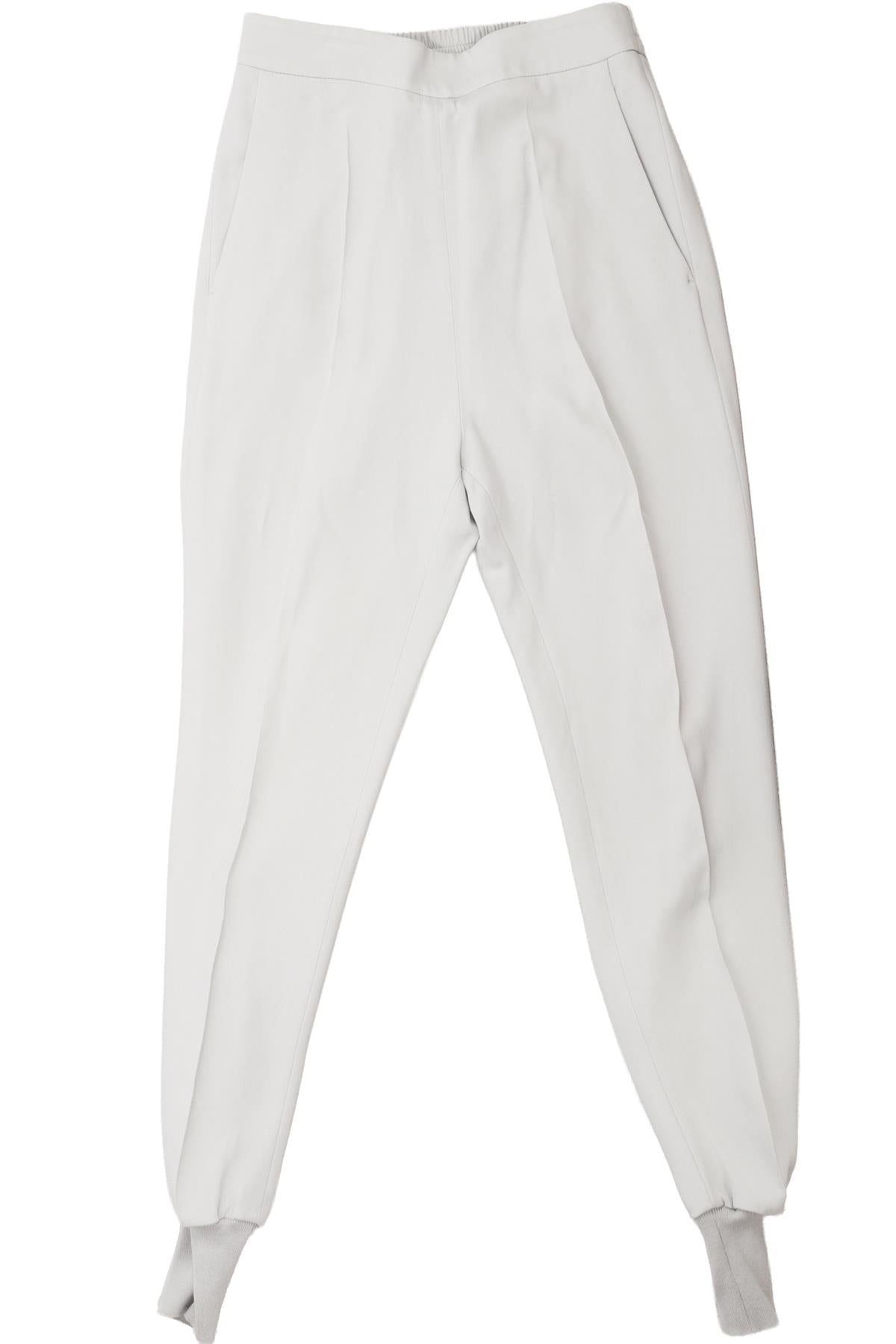 GREY CREPE PANTS
