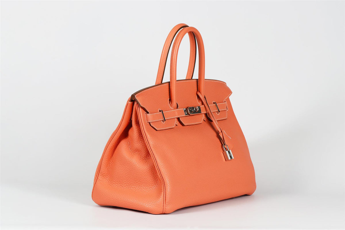 HERMÈS 2013 BIRKIN 35CM CLEMENCE LEATHER BAG