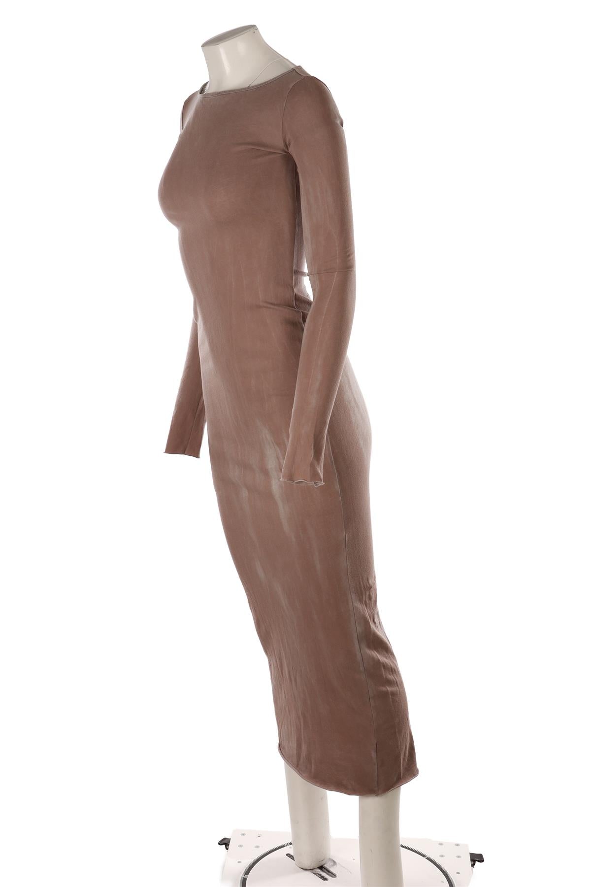 COTTON CITIZEN COTTON TAUPE MAXI DRESS SMALL