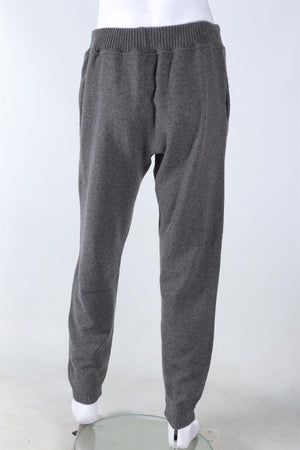 THOM SWEENEY GREY MEN'S CASHMERE TRACK PANTS XLARGE