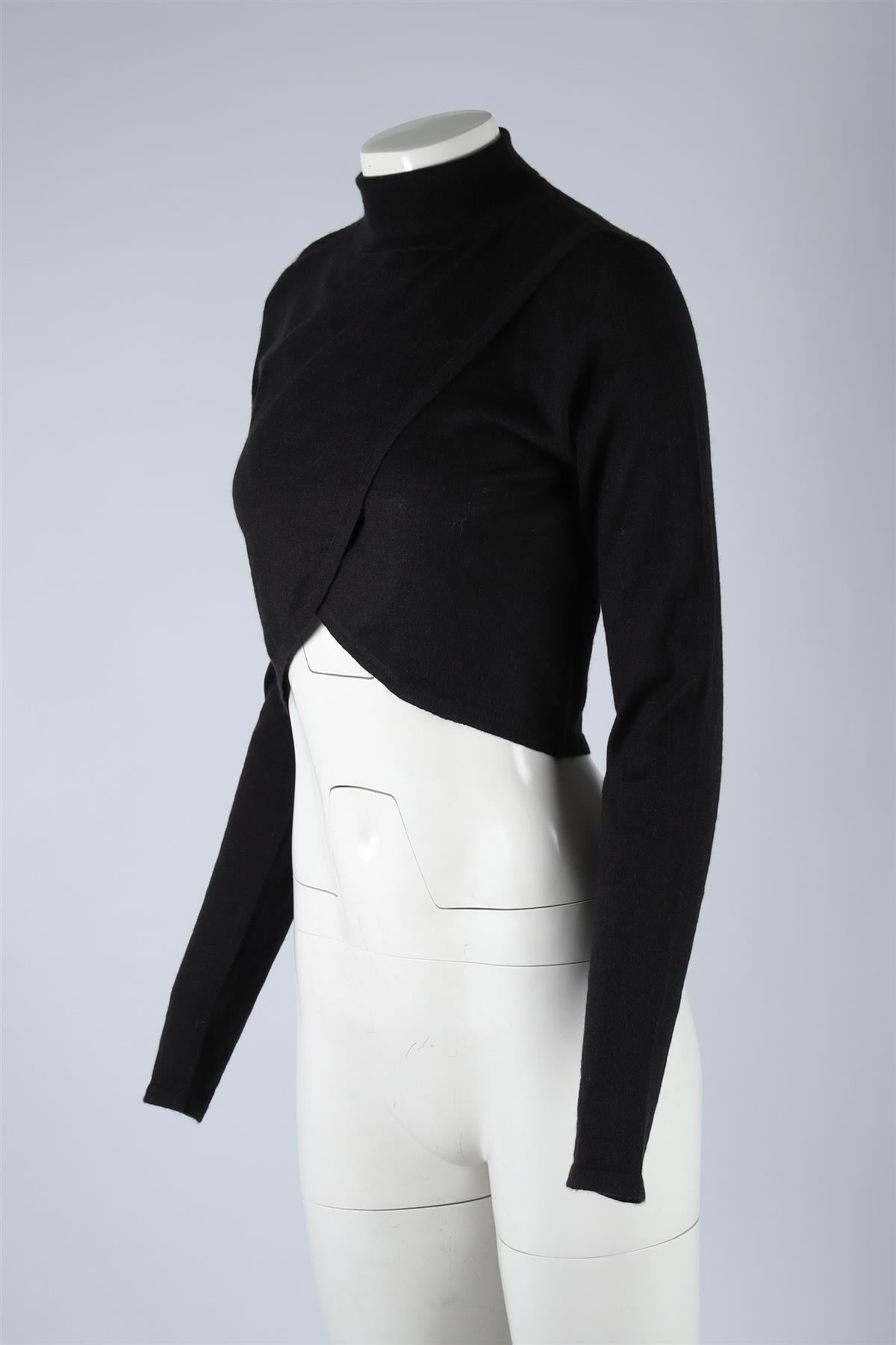 LE KASHA BLACK CASHMERE SWEATER SMALL/MEDIUM
