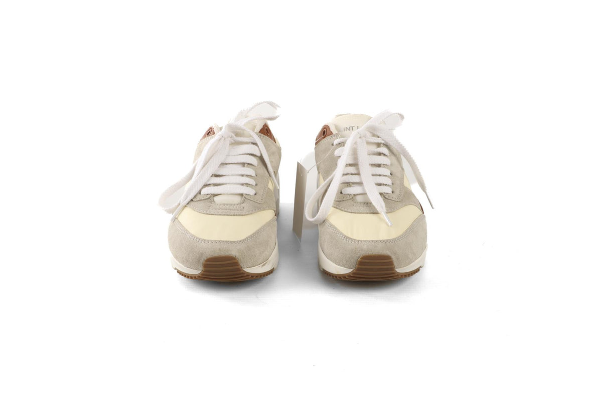 SAINT LAURENT CREAM SUEDE SNEAKERS EU 39 UK 6 US 9