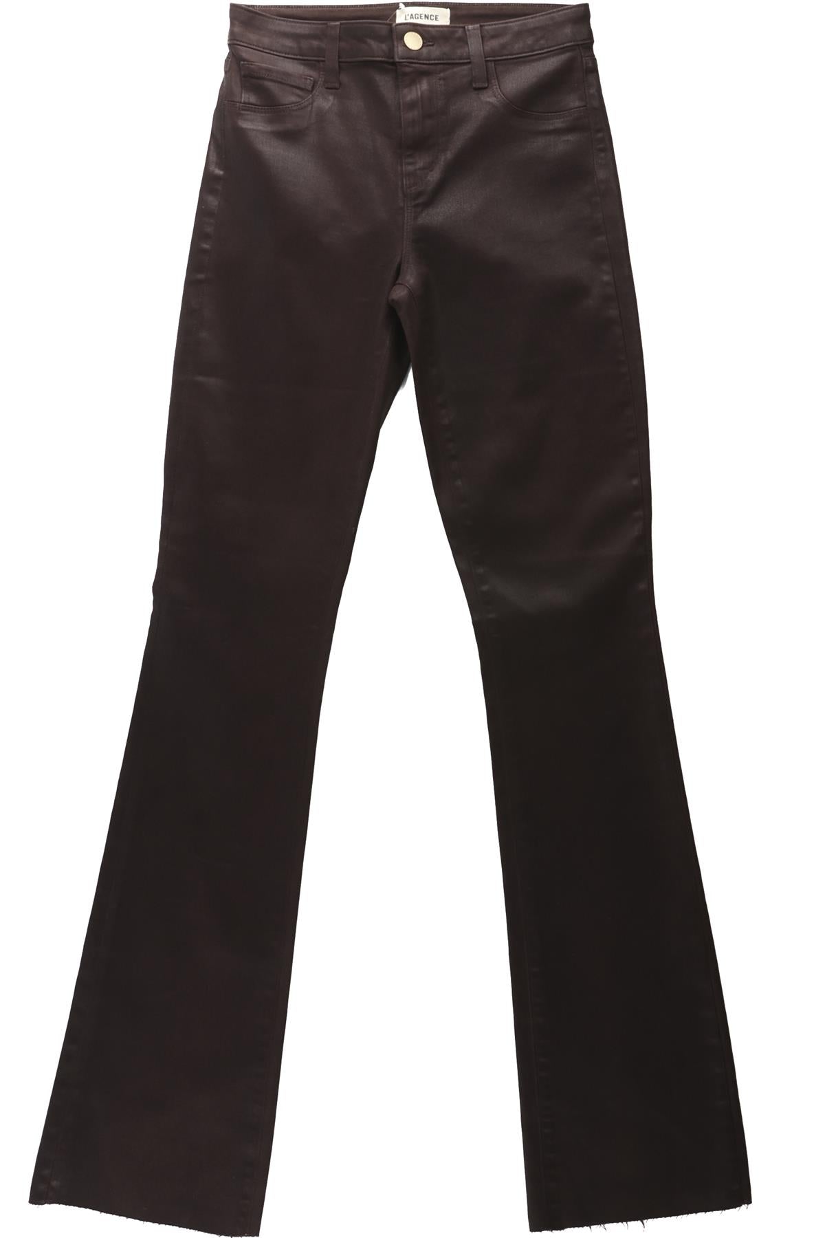 L'AGENCE BROWN HIGH RISE BOOTCUT JEANS W25 UK 6/8