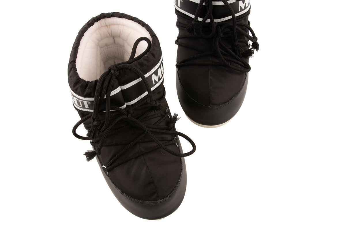 MOON BOOT BLACK SHELL BOOTS EU 39-41 UK 6-8 US 9-11