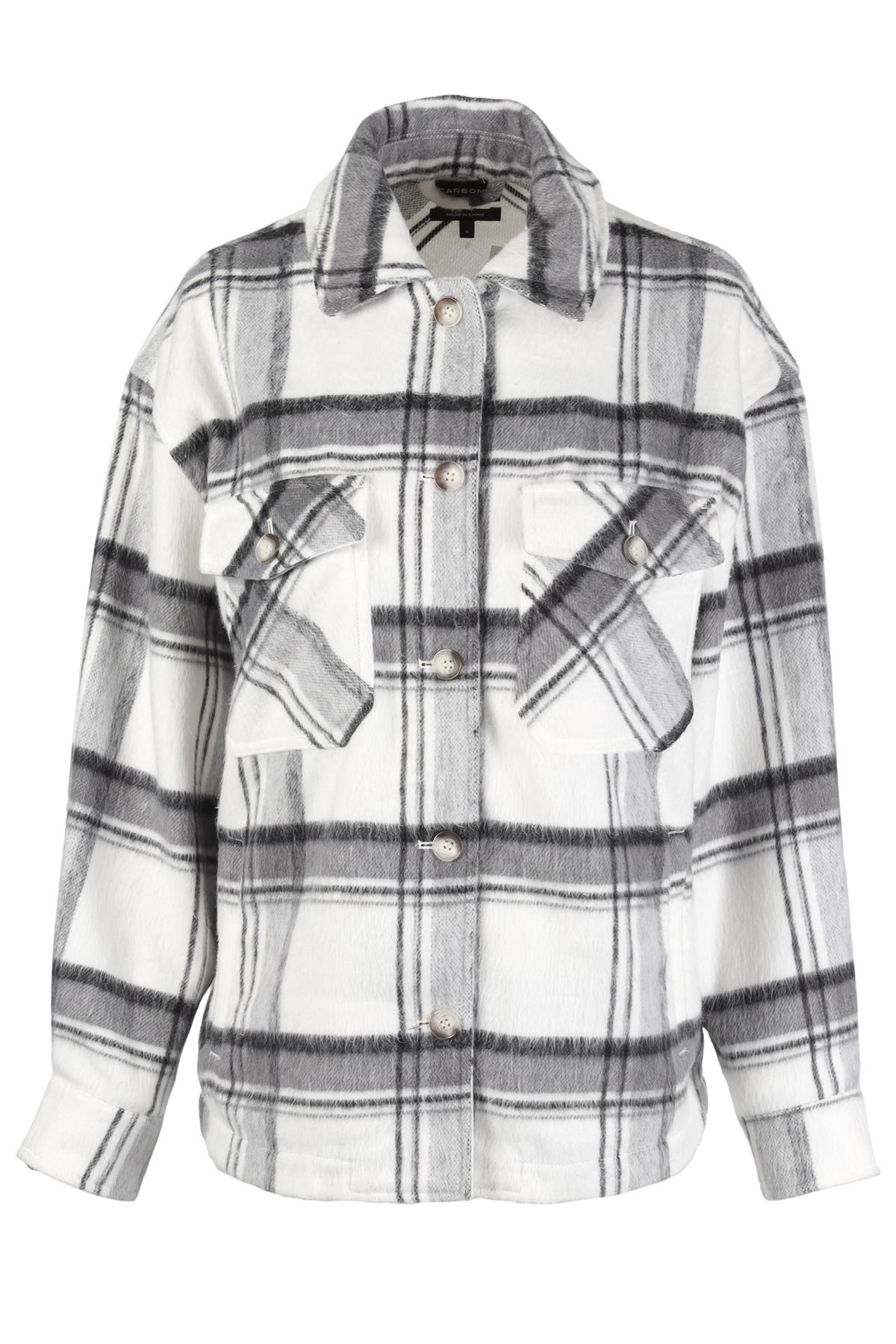 CARBON38 MULTI FLANNEL JACKET SMALL