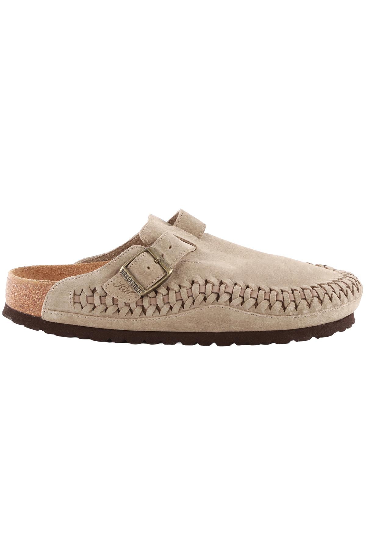 BIRKENSTOCK + KITH TAUPE SUEDE MULES EU 38 UK 5 US 8