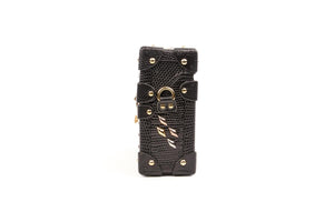 LOUIS VUITTON BLACK 2016 PETITE MALLE LEATHER CLUTCH