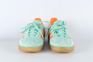 ADIDAS GREEN GAZELLE PULSE MINT SOLAR ORANGE SNEAKERS EU 38 2/3 UK 5.5 US 7