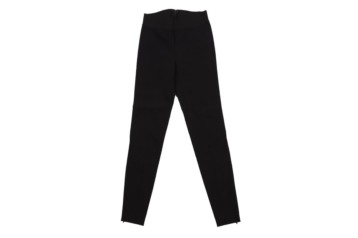 STELLA MCCARTNEY BLACK COTTON SKINNY PANTS W26 UK 8