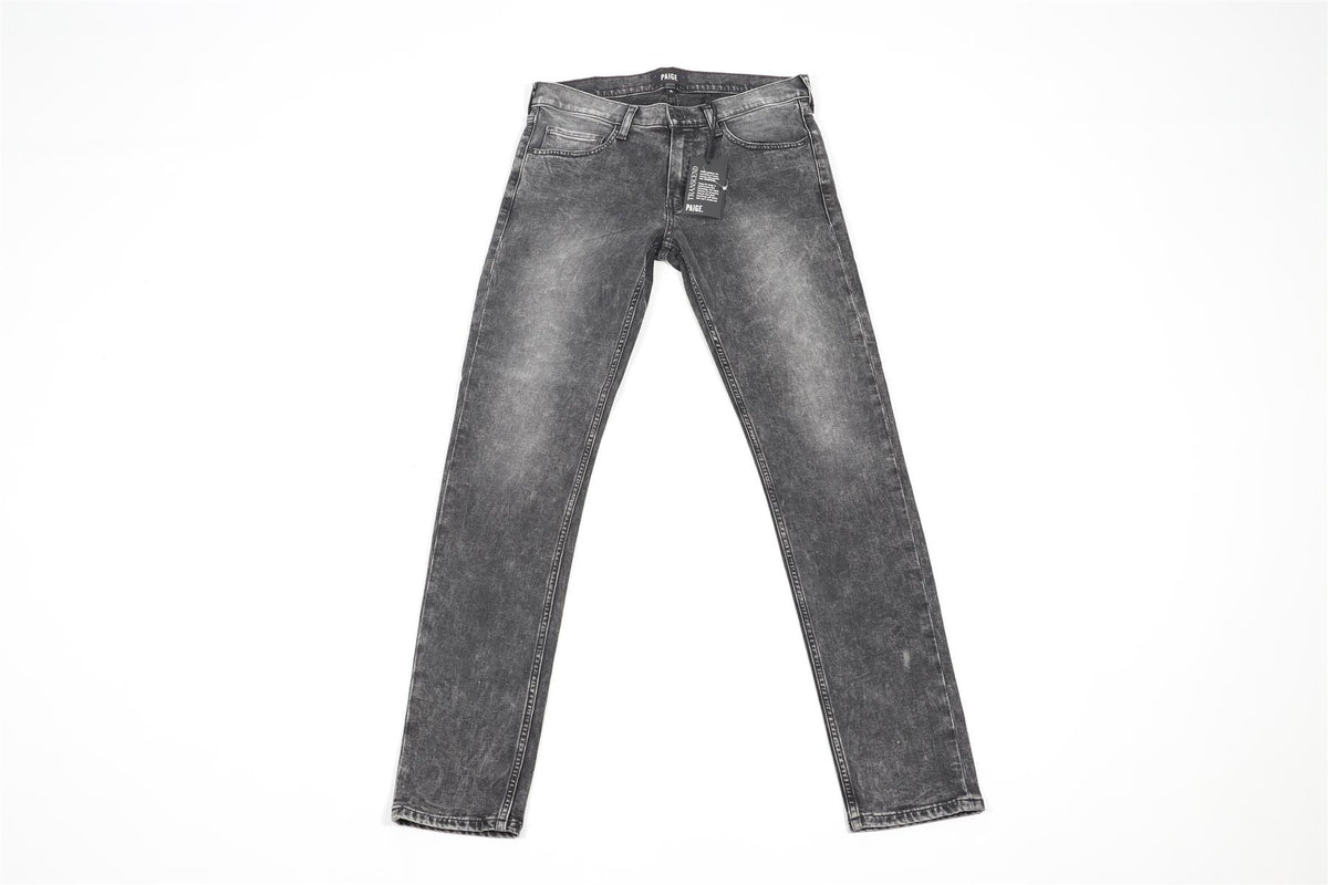 PAIGE GREY MEN'S SLIM LEG JEANS SMALL