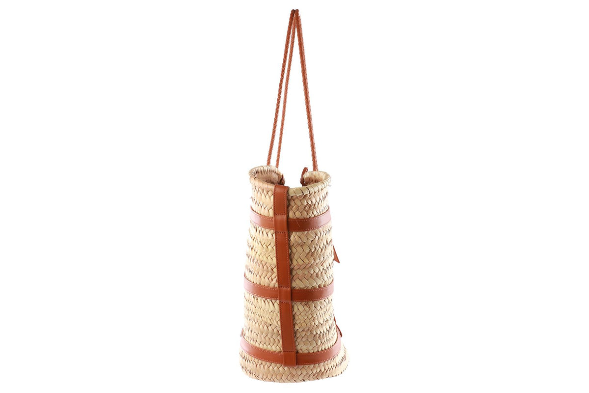 ALTUZARRA TAN WATERMILL LARGE RAFFIA TOTE BAG
