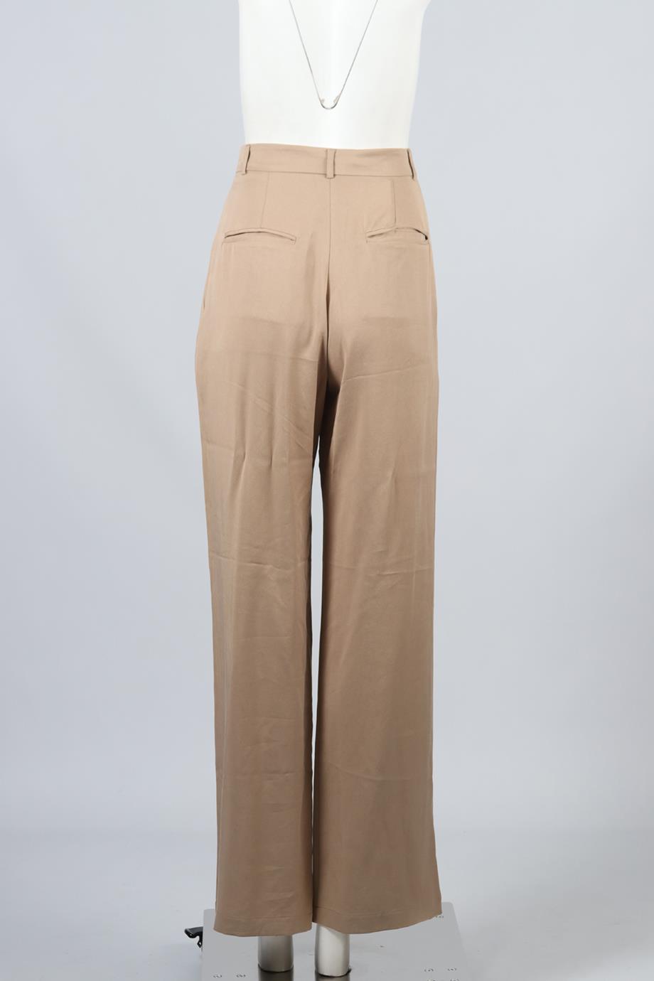 REFORMATION WOVEN WIDE LEG PANTS US 2 UK 6