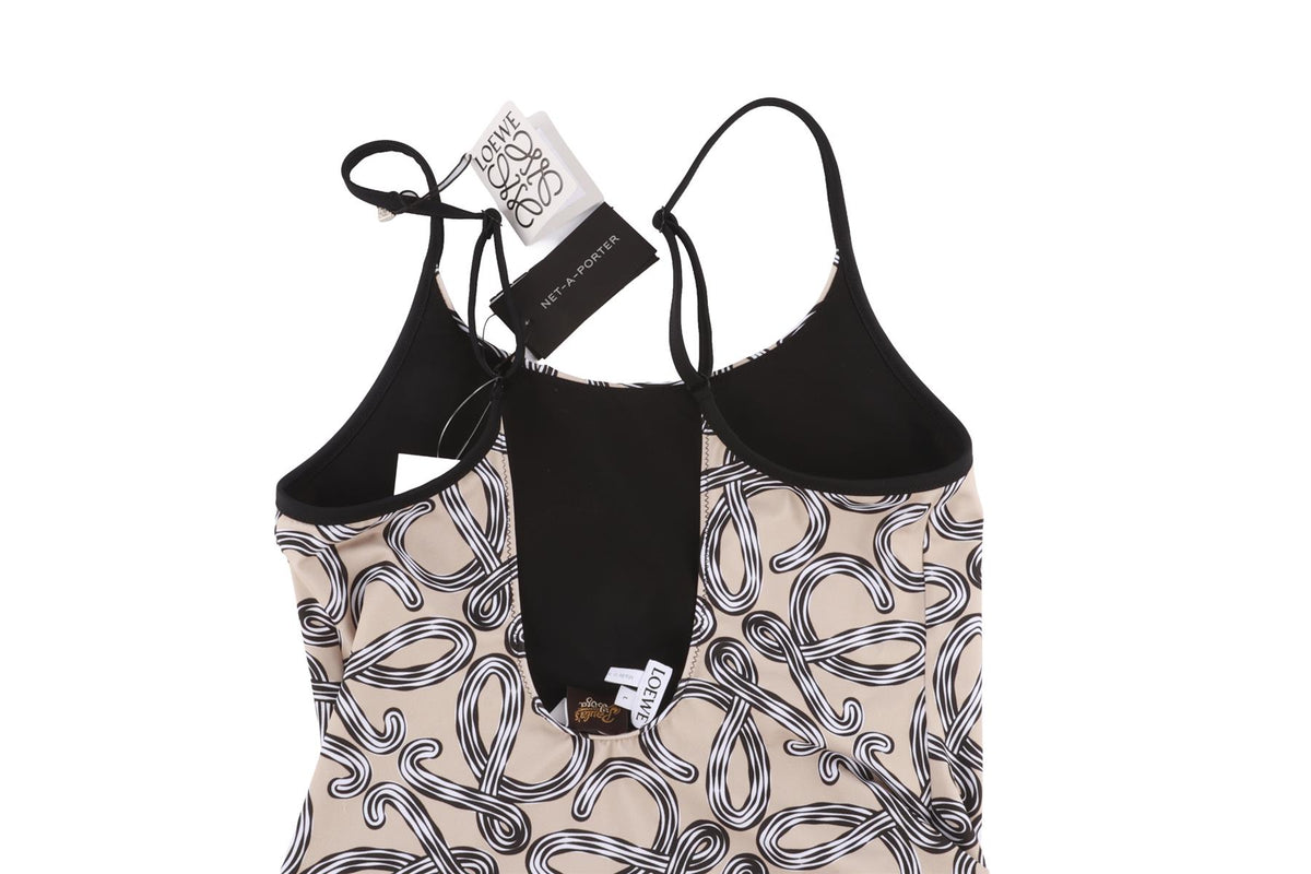 LOEWE + PAULA'S IBIZA BEIGE ONE PIECE SWIMSUIT LARGE