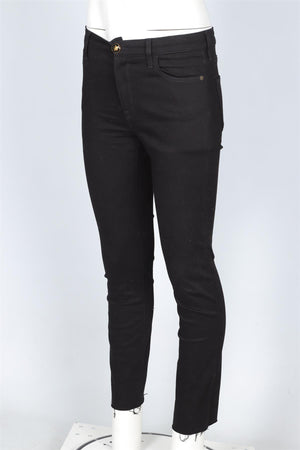 GUCCI BLACK HIGH RISE SKINNY JEANS W30 UK 12