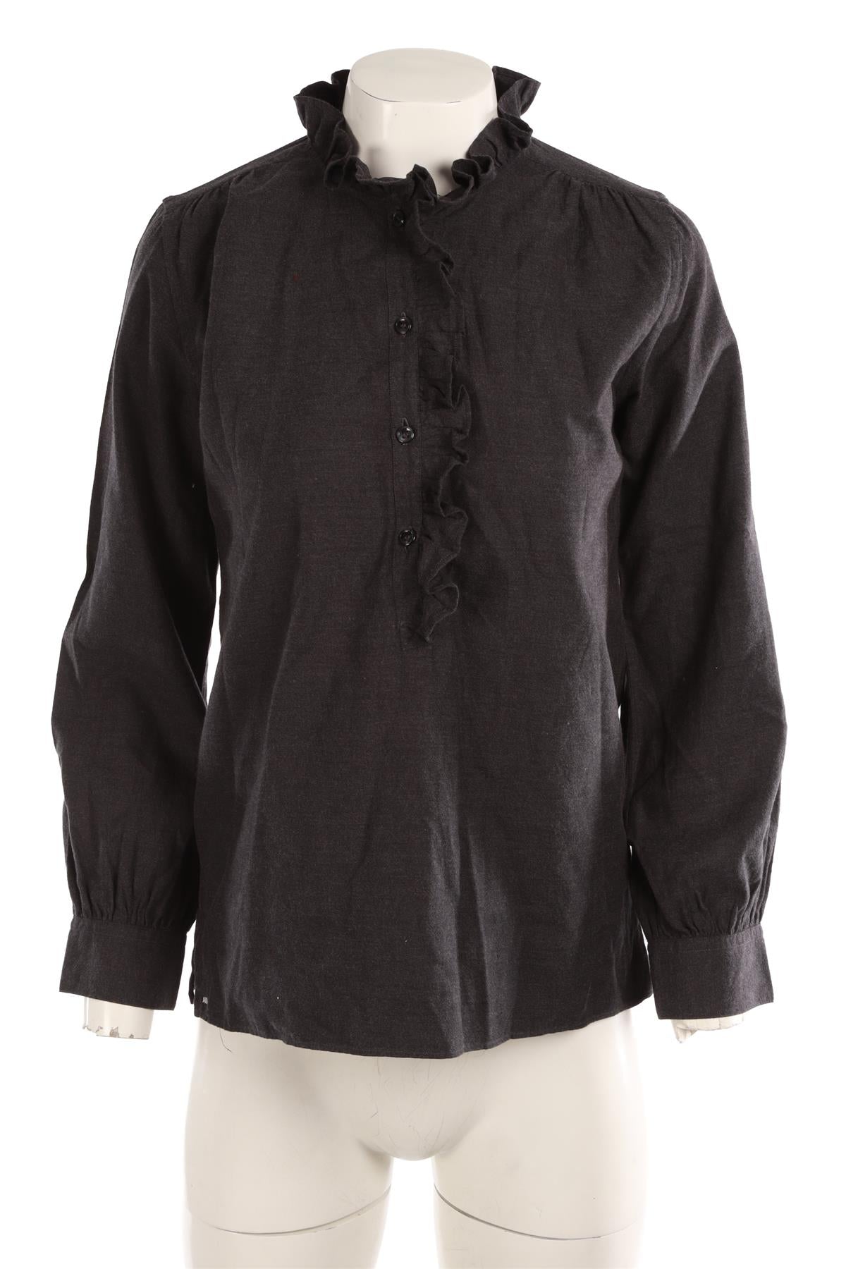 AIMÉ GREY COTTON SHIRT FR 34 UK 6