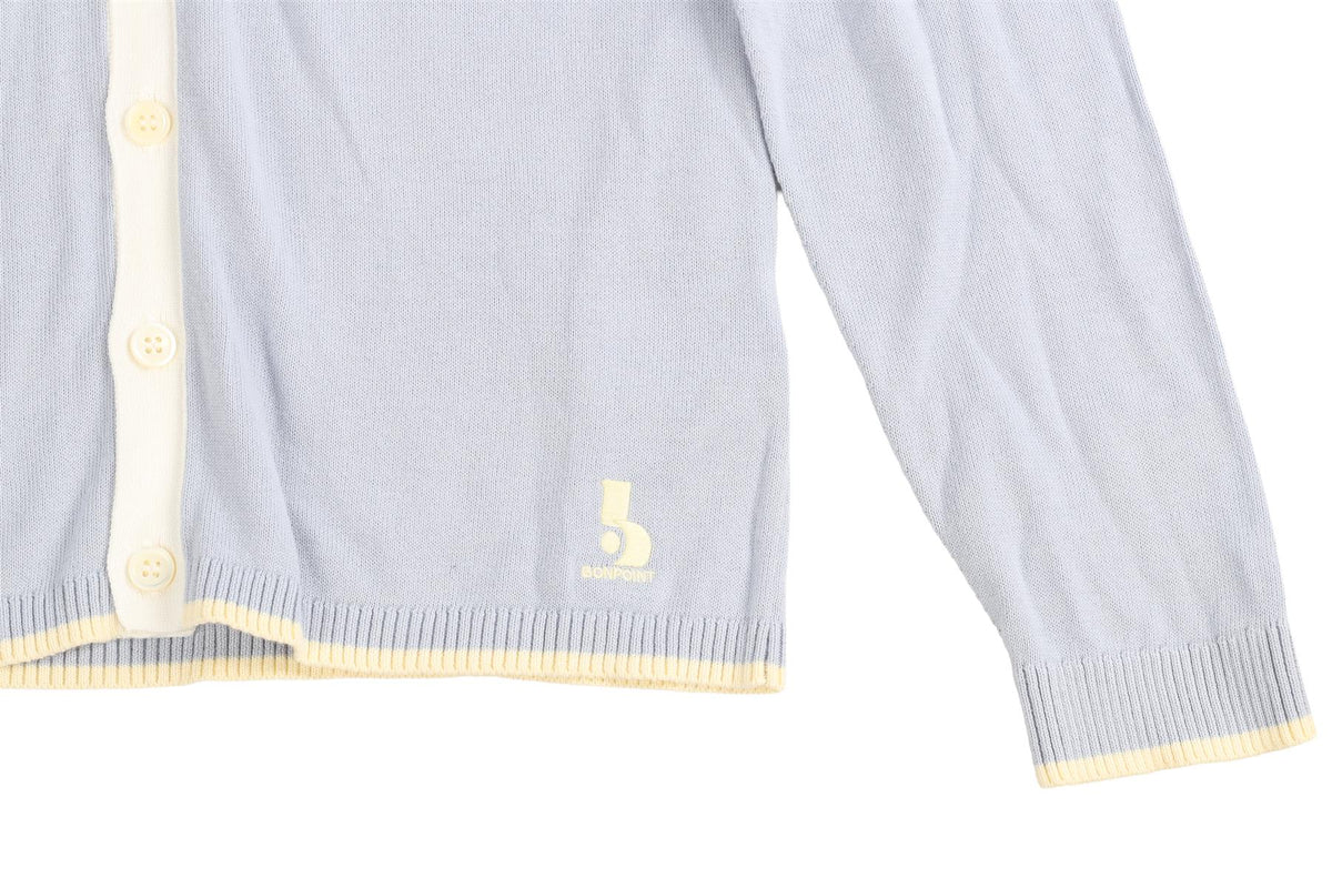 BONPOINT BLUE TEEN BOYS CARDIGAN 14 YEARS