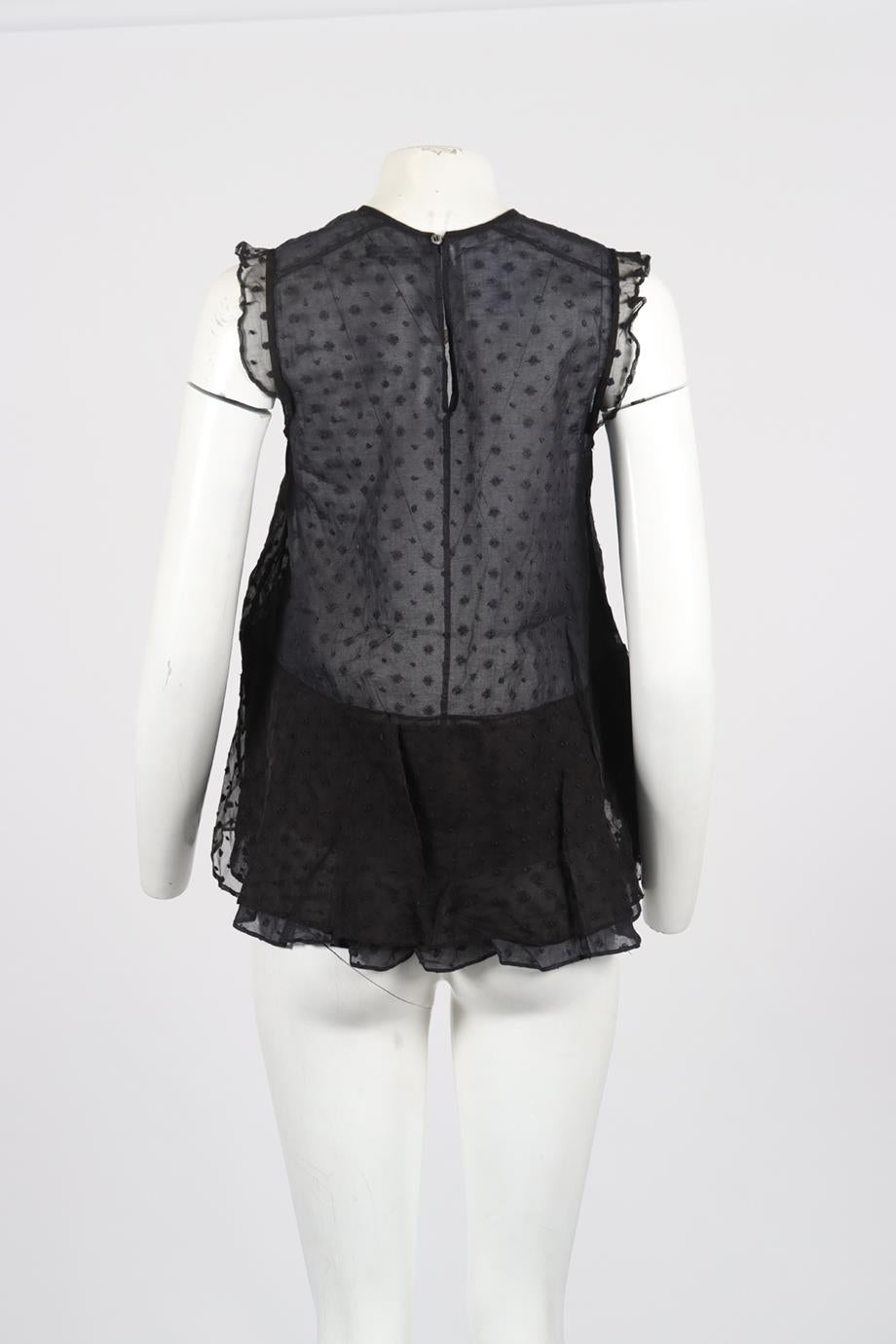 ISABEL MARANT COTTON TOP FR 36 UK 8