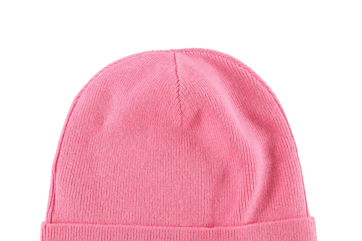 PERFECT MOMENT PINK WOOL BEANIE ONE SIZE
