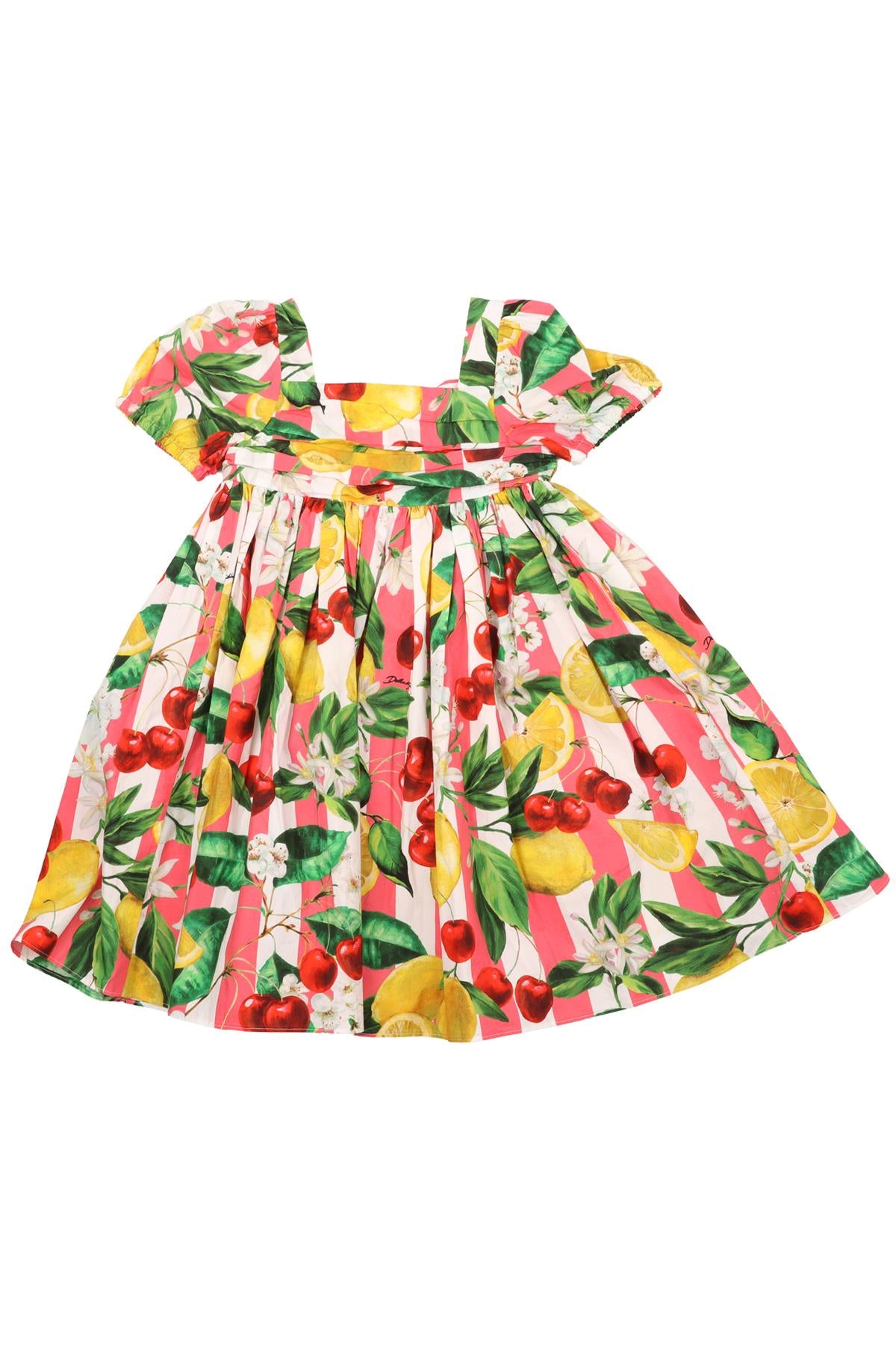 DOLCE & GABBANA MULTI BABY GIRLS DRESS, BLOOMERS AND HEADBAND 18-24 MONTHS