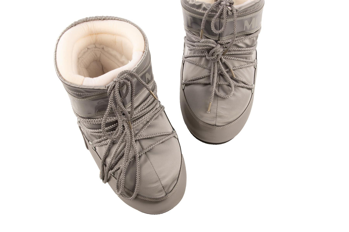 MOON BOOT SILVER SHELL BOOTS EU 39-41 UK 6-8 US 9-11