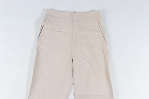 STELLA MCCARTNEY GREY CREPE TAPERED PANTS IT 36 UK 4